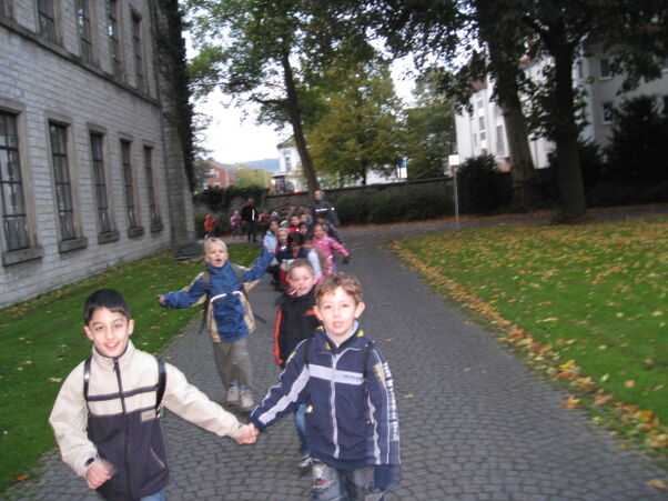 auf dem Weg